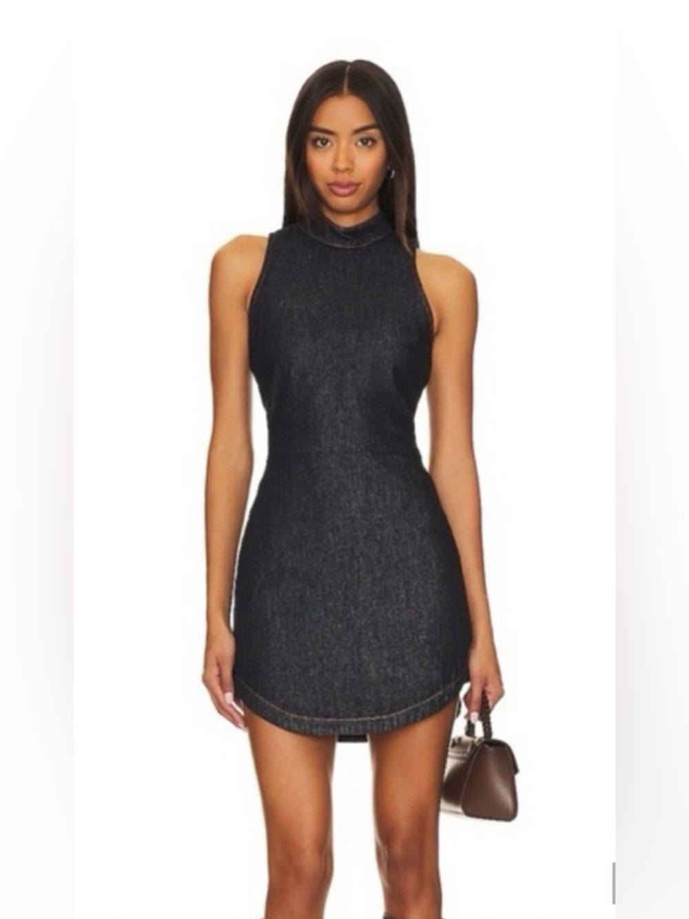Amanda Uprichard XRevolve Marshall Mini Dress Indigo NWT Ret $238 Indigo